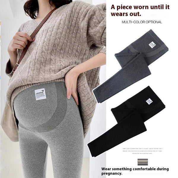 Not Tight Belly Casual Leggings High Elastic Maternity Belly Support Pants Elegancia Fit