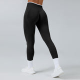 Seamless Knitted Tight High Waist Quick-drying Sports Yoga Pants Elegancia Fit