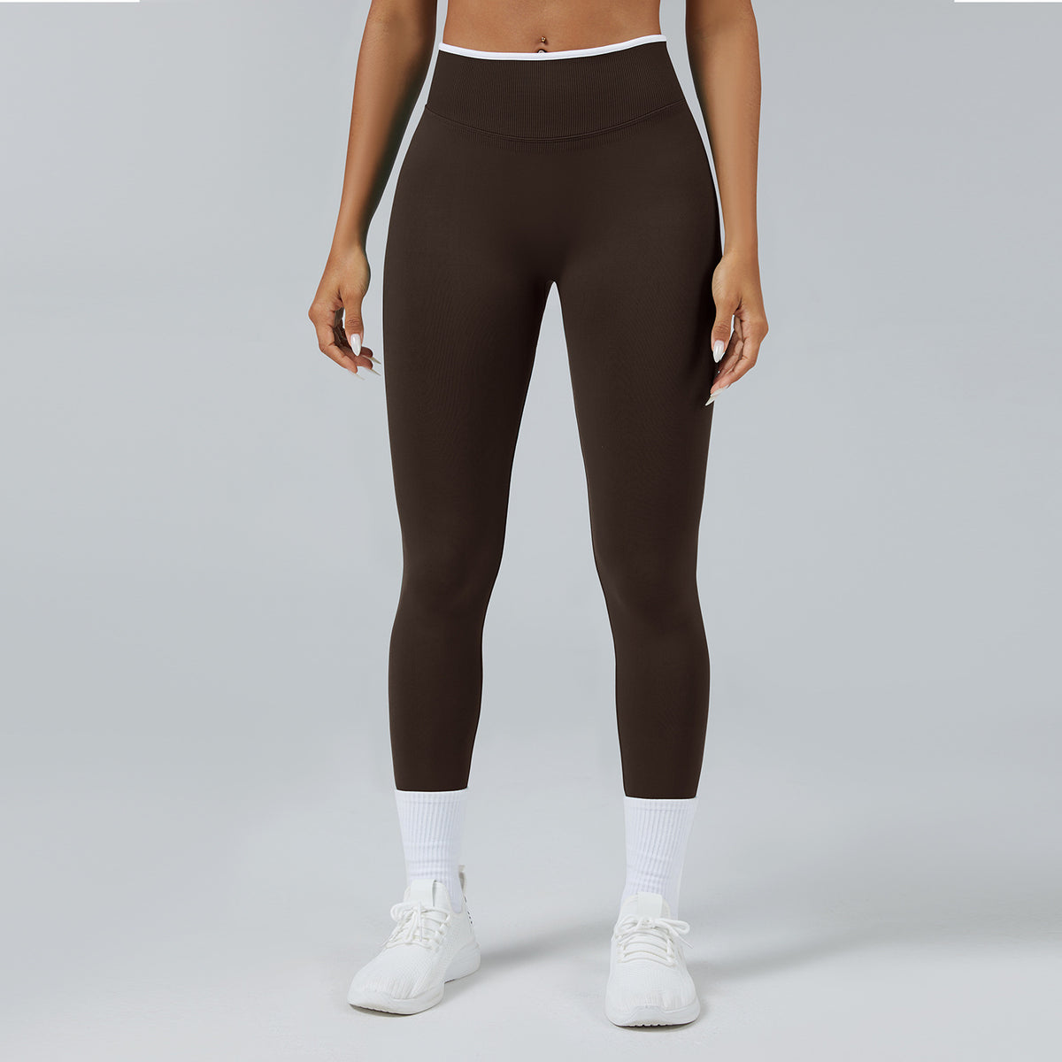 Seamless Knitted Tight High Waist Quick-drying Sports Yoga Pants Elegancia Fit