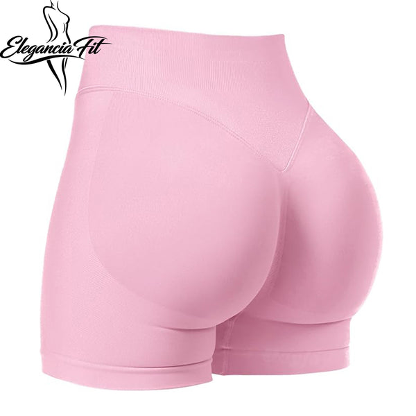 Seamless Peach Lift Shorts Elegancia Fit