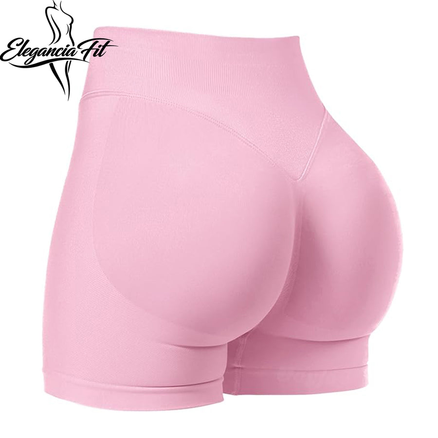 Seamless Peach Lift Shorts Elegancia Fit