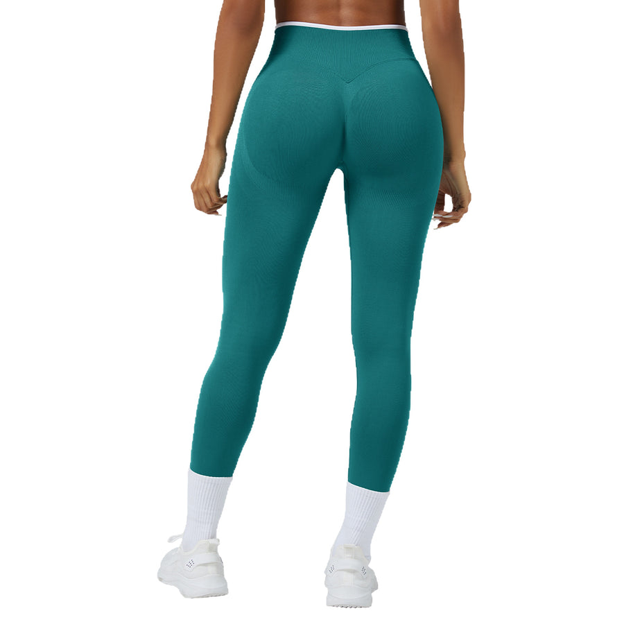 Seamless Knitted Tight High Waist Quick-drying Sports Yoga Pants Elegancia Fit