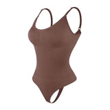 Women wearing a smoothing shapewear bodysuit enhancing body contours