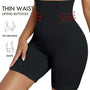 High Waist Shaping Boyshort Panties in black lace design