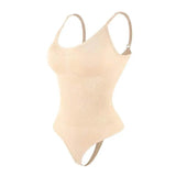 Women's smoothing shapewear bodysuit designed for a sleek silhouette