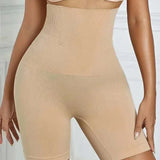 High waist shaping boyshort panties in black lace design