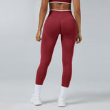 Seamless Knitted Tight High Waist Quick-drying Sports Yoga Pants Elegancia Fit