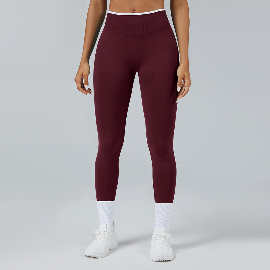 Seamless Knitted Tight High Waist Quick-drying Sports Yoga Pants Elegancia Fit